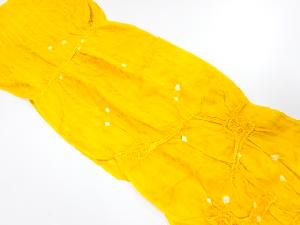 正絹　絞り　帯揚げ